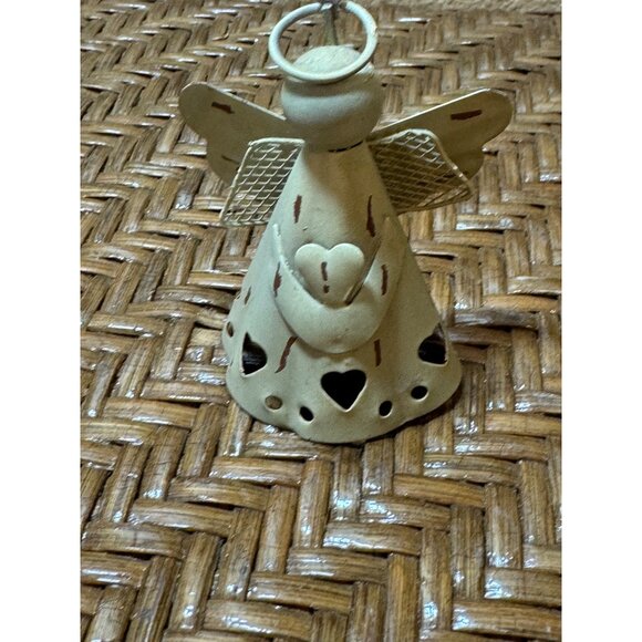 Vintage Wooden Doll & Angel Figurine Set - Picture 5 of 8